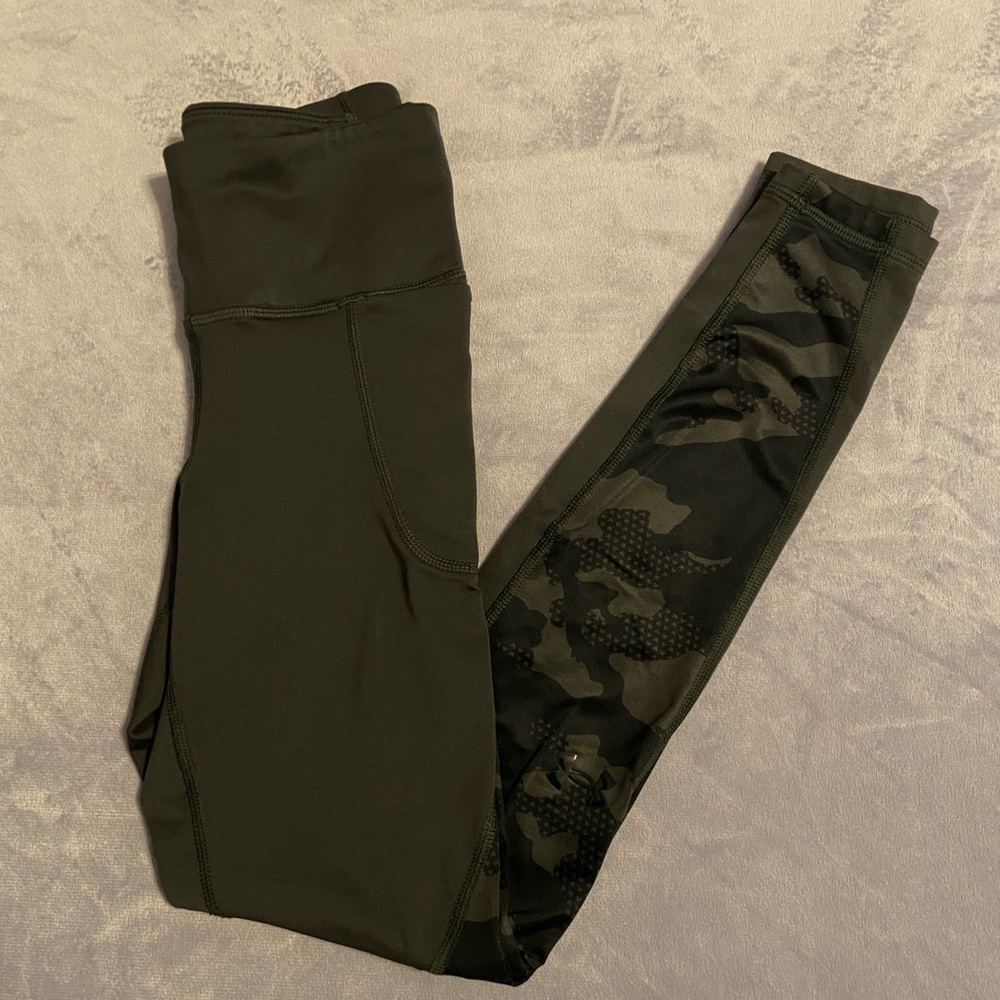Green Camo Leggings